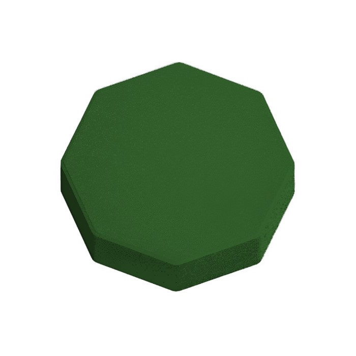 Фигурная тротуарная плитка Восьмигранник Зеленый